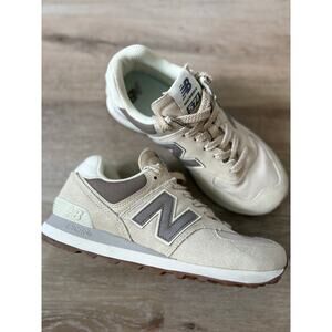 New Balance 574 Sandstone Angora sneakers